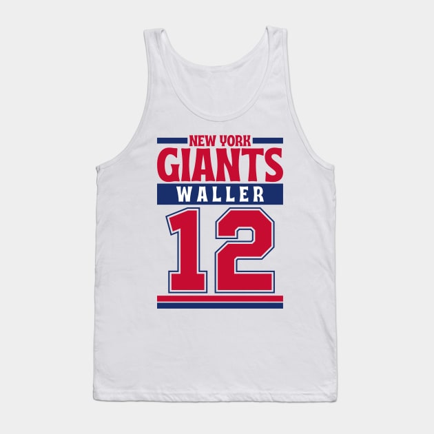 New York Giants Waller 12 Edition 3 Tank Top by Astronaut.co